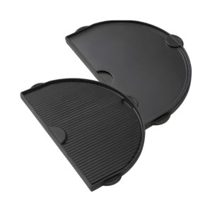 Полукруглая двухсторонняя чугунная сковорода для Primo Oval Large