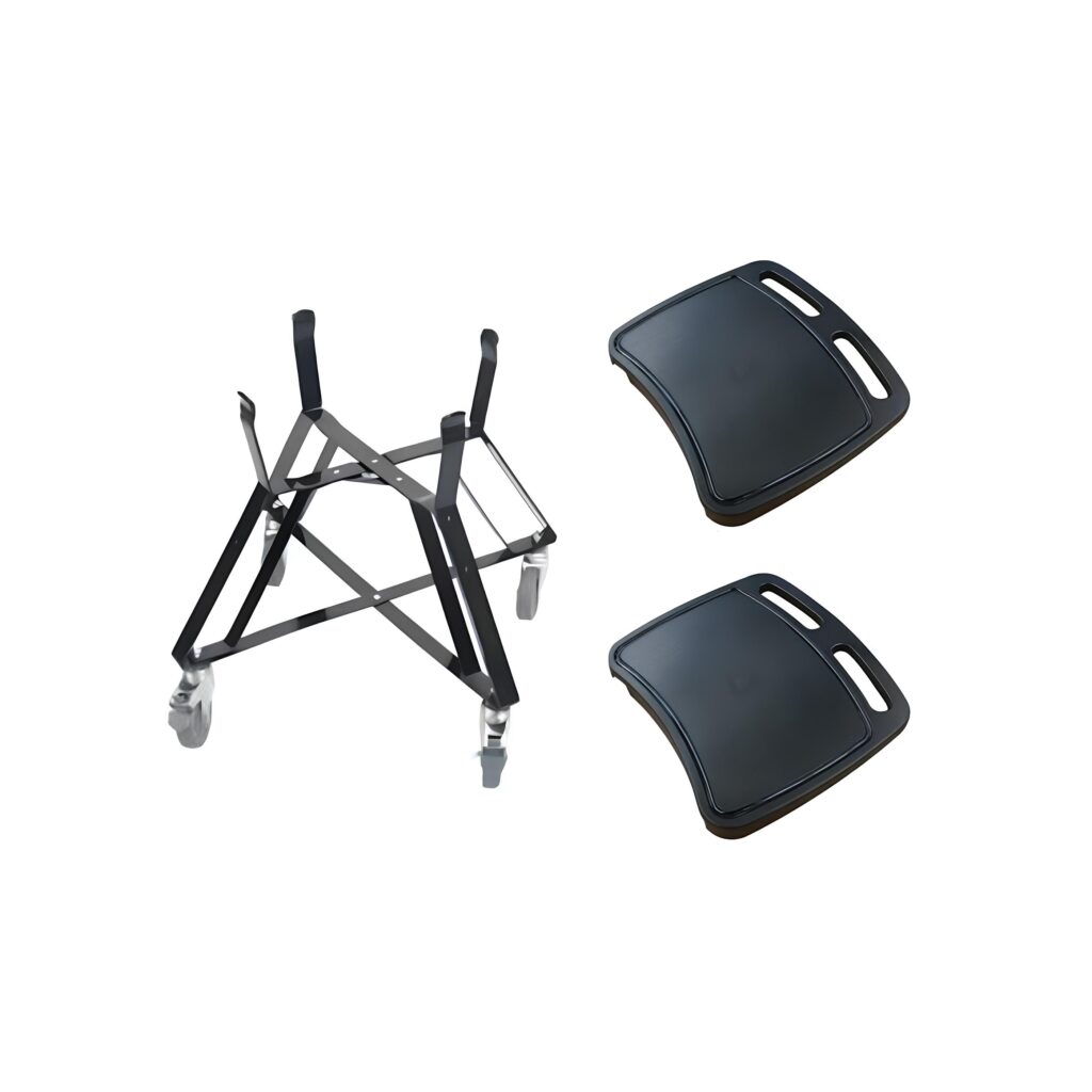 Металлическая тележка + боковые столики для Primo Oval XXL