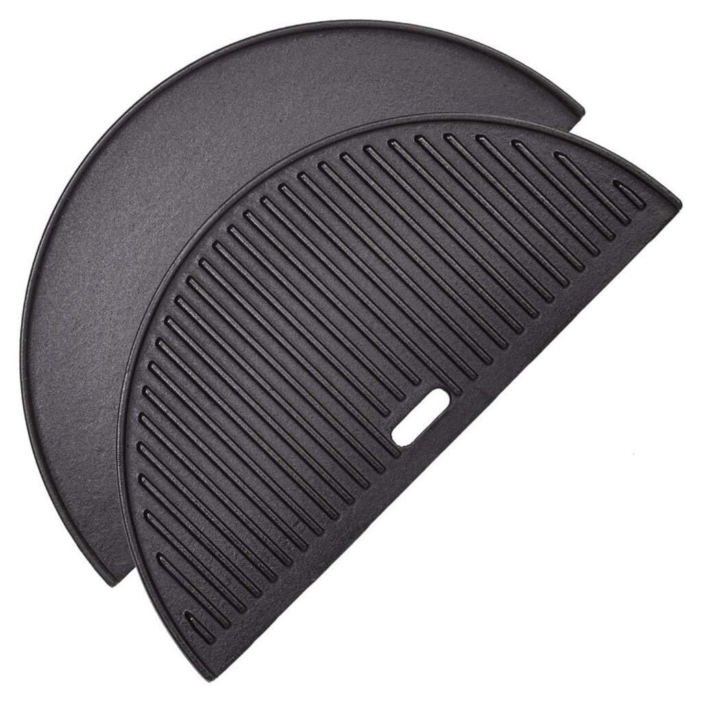 Двухсторонняя чугунная полукруглая сковорода для Kamado Joe Classic