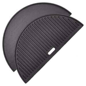 Двухсторонняя чугунная полукруглая сковорода для Kamado Joe Classic